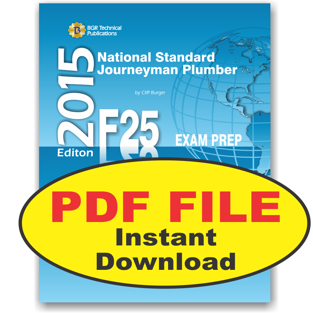 F25 National Standard Journeyman Plumber Questions Exam PDF