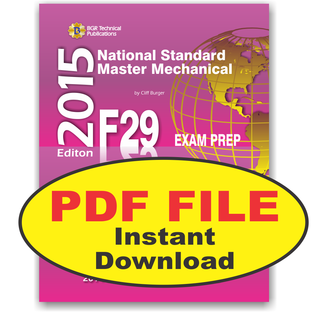 F29 National Standard Master Mechanical Questions Workbook PDF