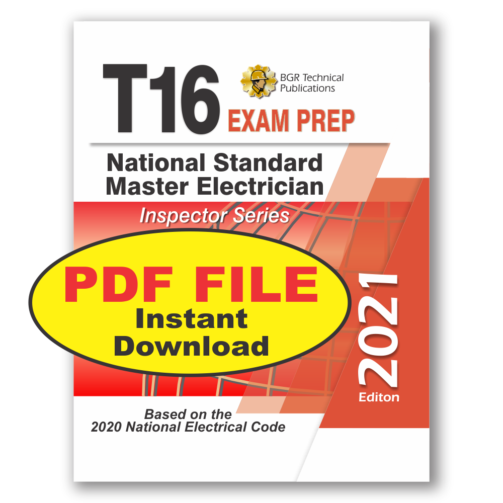 T16 National Standard Master Electrician PDF Version Workbook IC