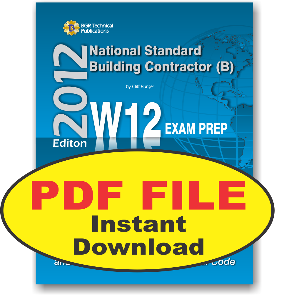 W12 National Standard General Building Contractor (B) PDF