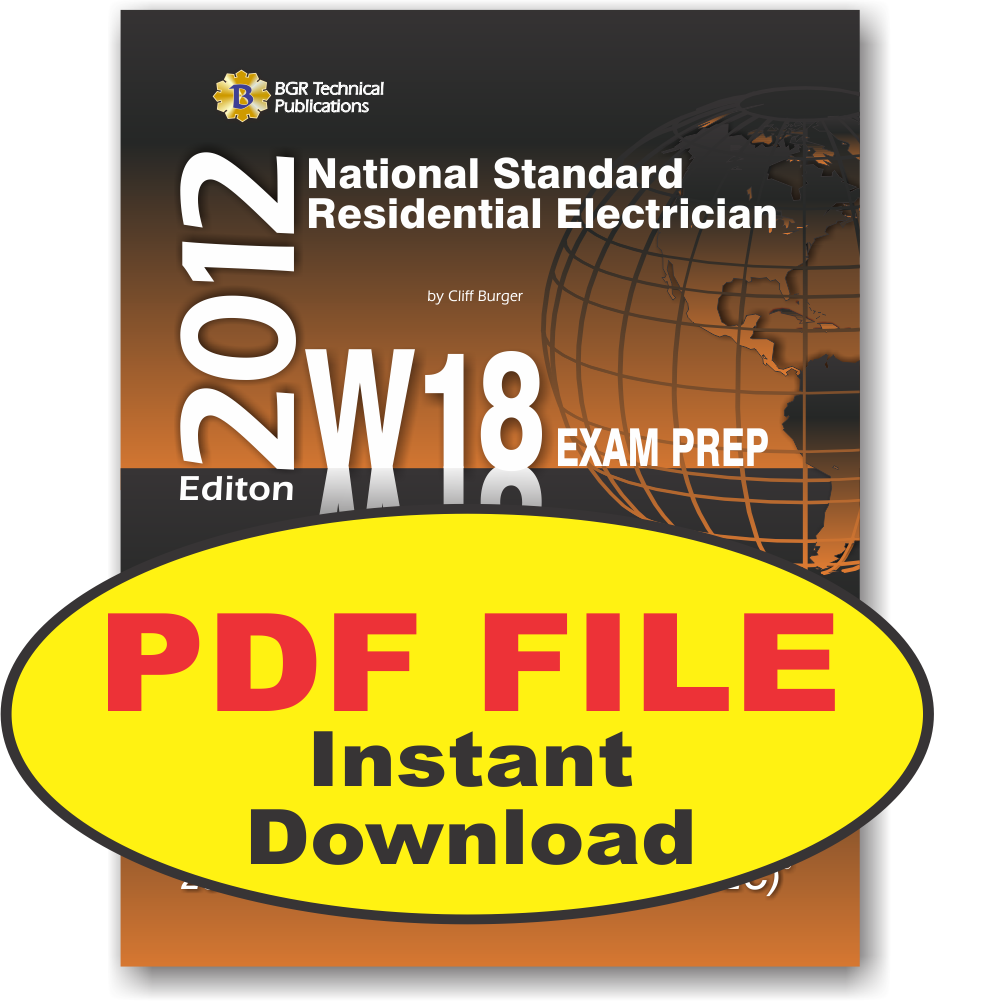 W18 National Standard Residential Electrician ICC Exam PDF