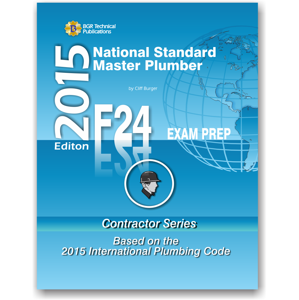 F24 National Standard Master Plumber Questions Workbook ICC Exam