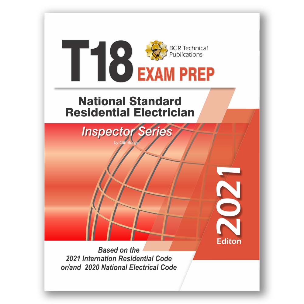 T18 National Standard Residential Electrician Workbook ICC Exam