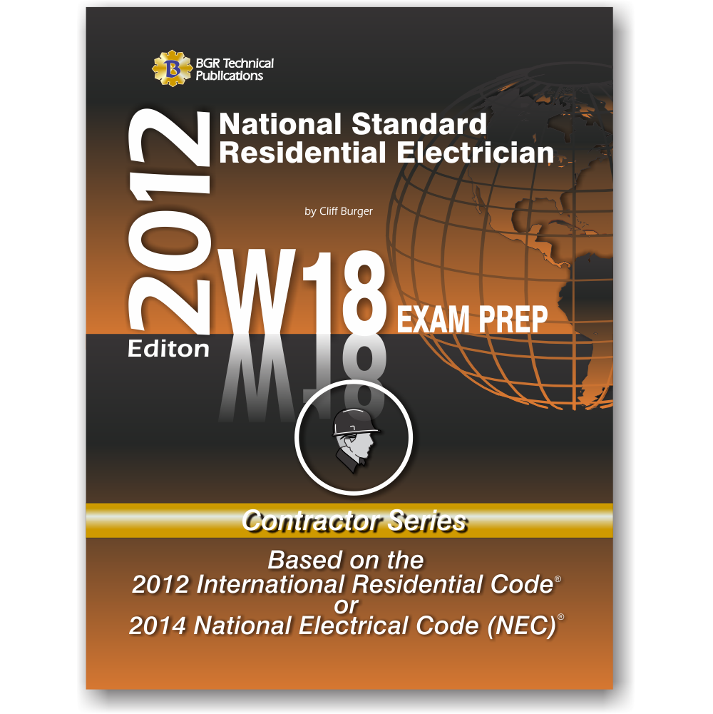 W18 National Standard Residential Electrician Workbook ICC Exam